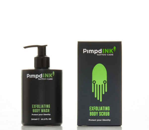 TATTOO EXFOLIATING BODY SCRUB | 300ml Pump Bottle